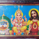 A votive image found in Kalpetta illustrates the coexisting faiths of Kerala.